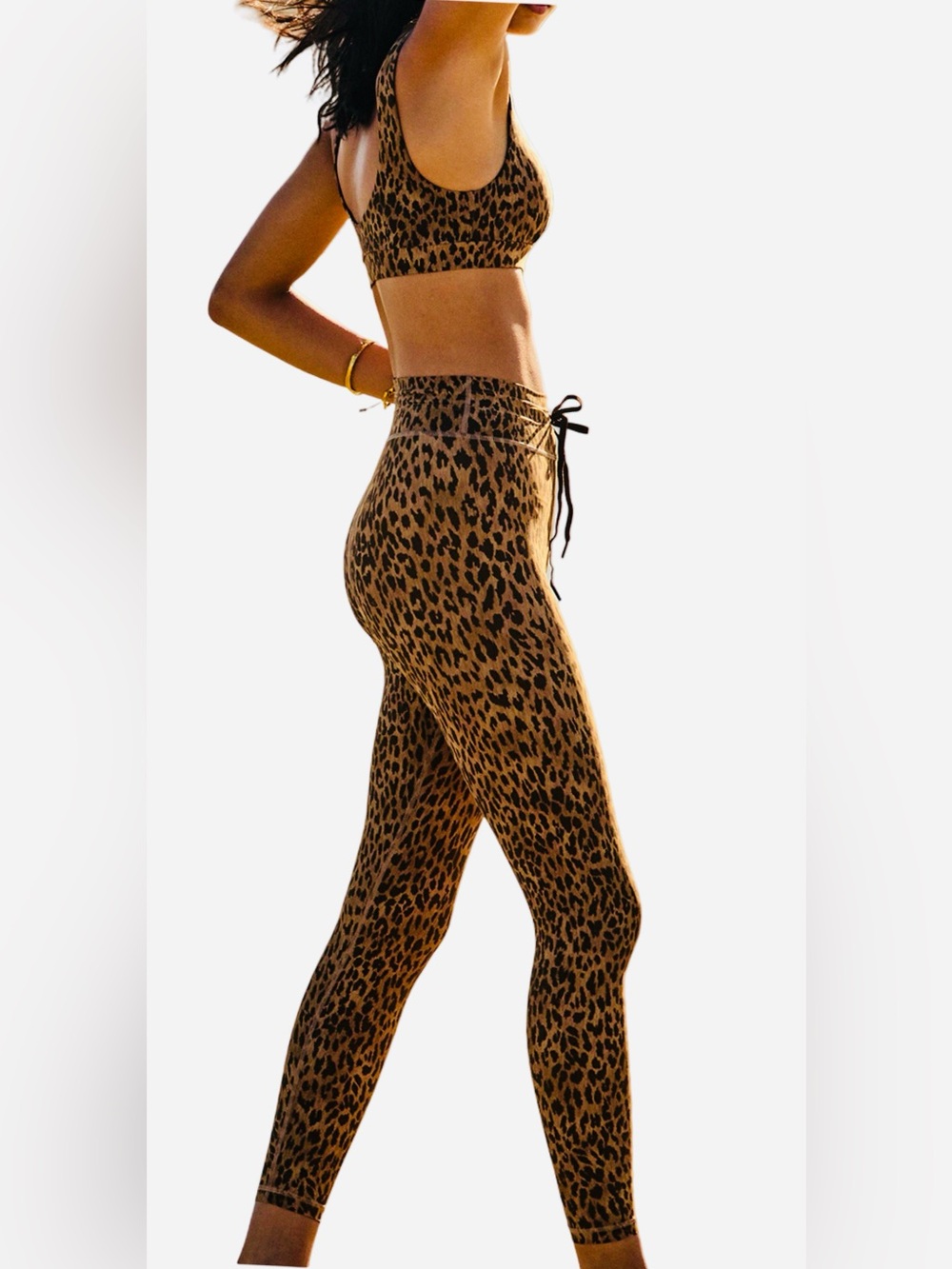 The Upside Leopard Print Leggings NWT Large